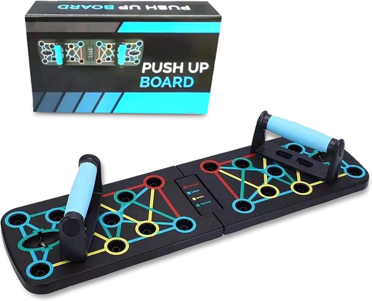 Multifunctioneel Push Up Board voor Thuis: Krachttraining voor Borst, Armen en Core
