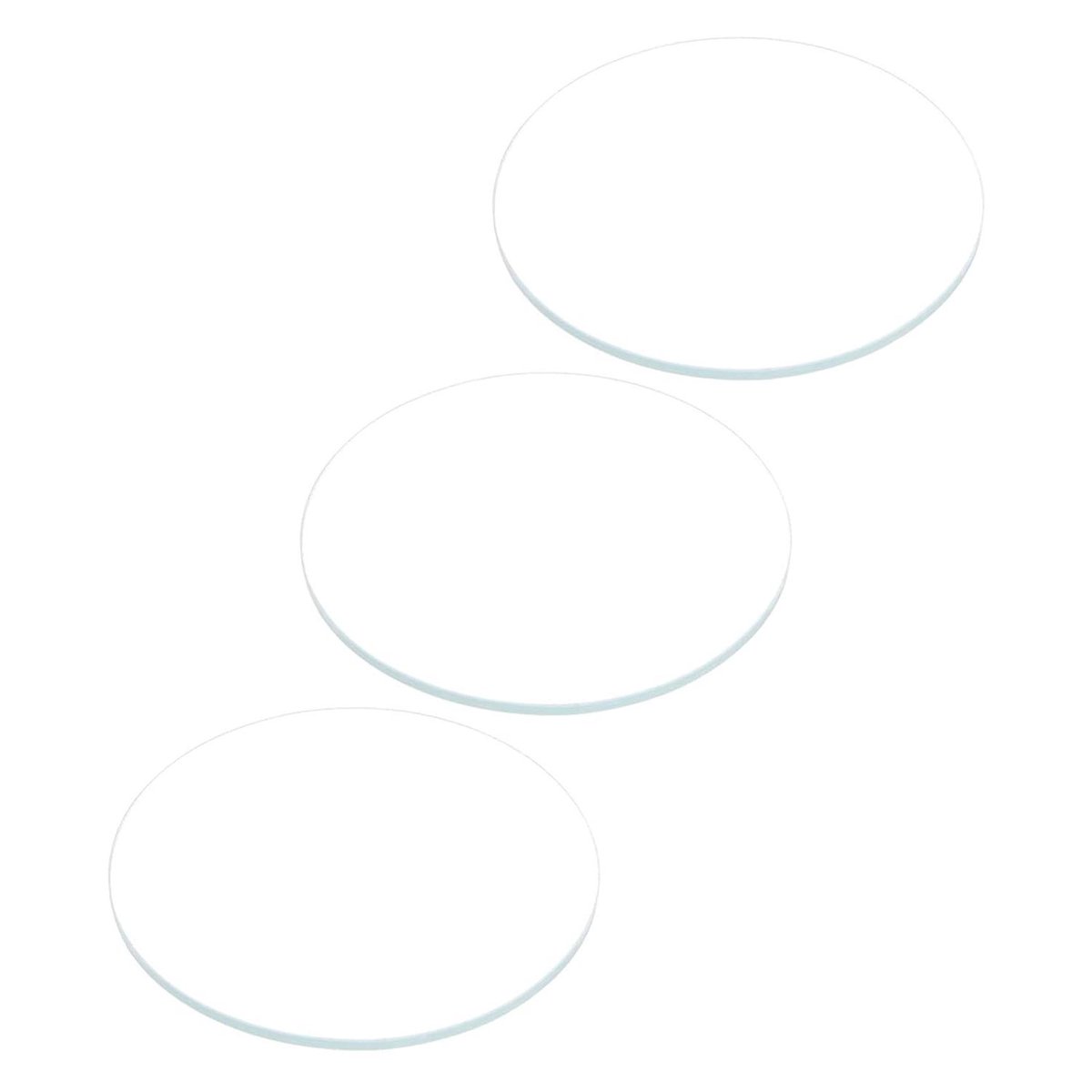 Allecto- Horloge glas lens - Reserveonderdelen - Transparant - Horlogemakers - 42 mm diameter 1,1 mm randdikte - Glazen lens - Geschikt voor horloges - Reserveonderdelen