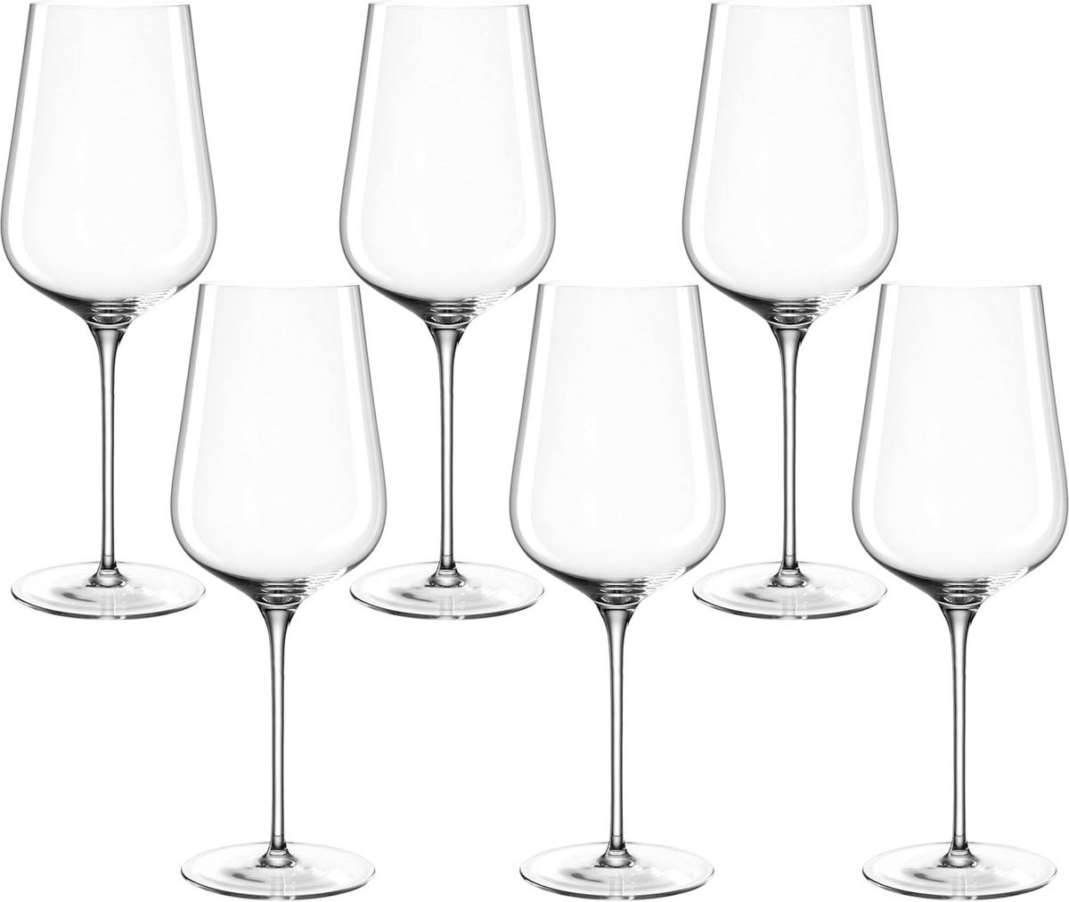 Set van 6 Wittewijnglazen 580ml - Sterk en Vaatwasmachinebestendig Glaswerk