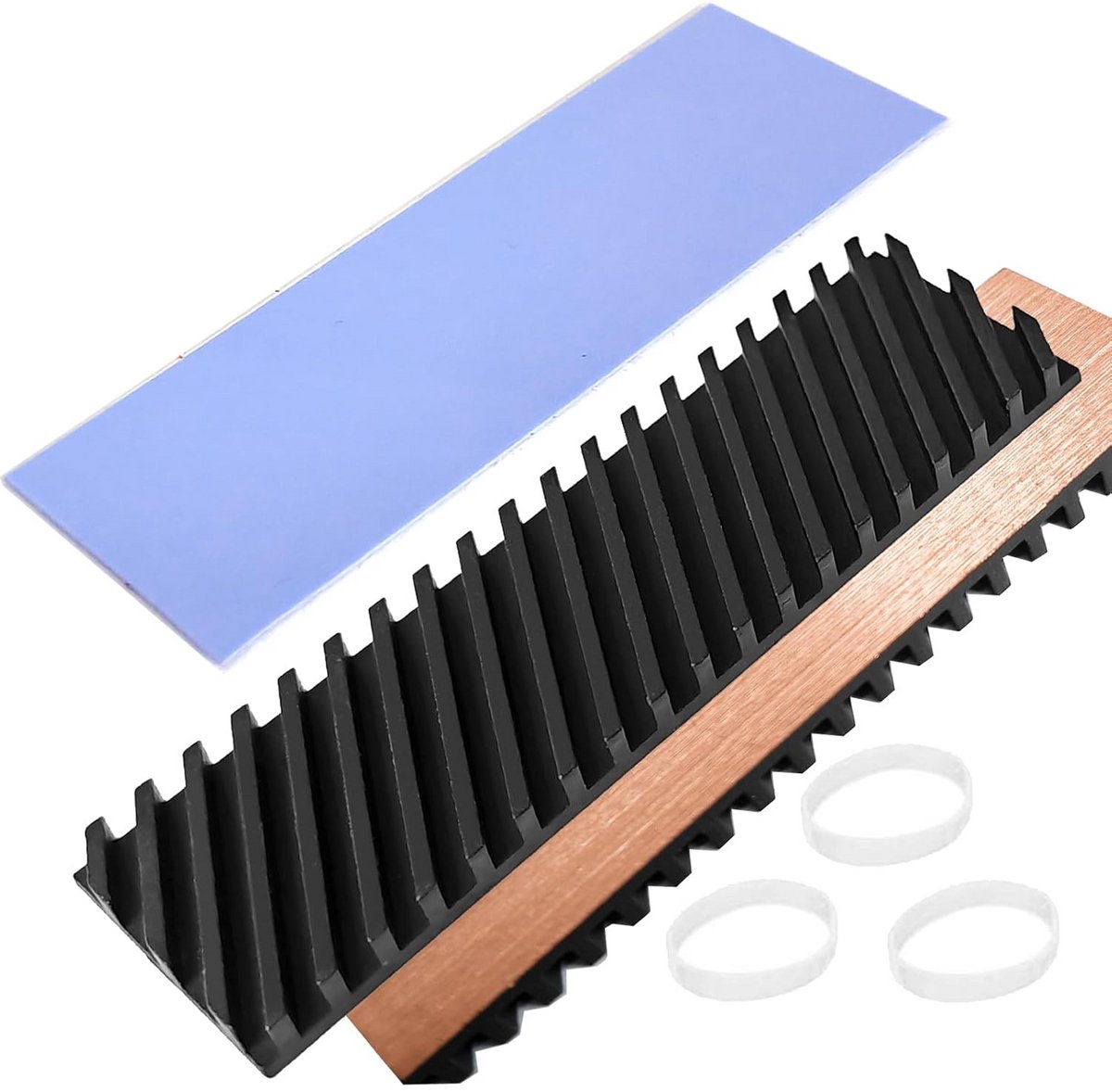 NVMe M.2 2280 SSD Koellichaam in Zuiver Koper met Grafeen-coating voor Verbeterde Koeling