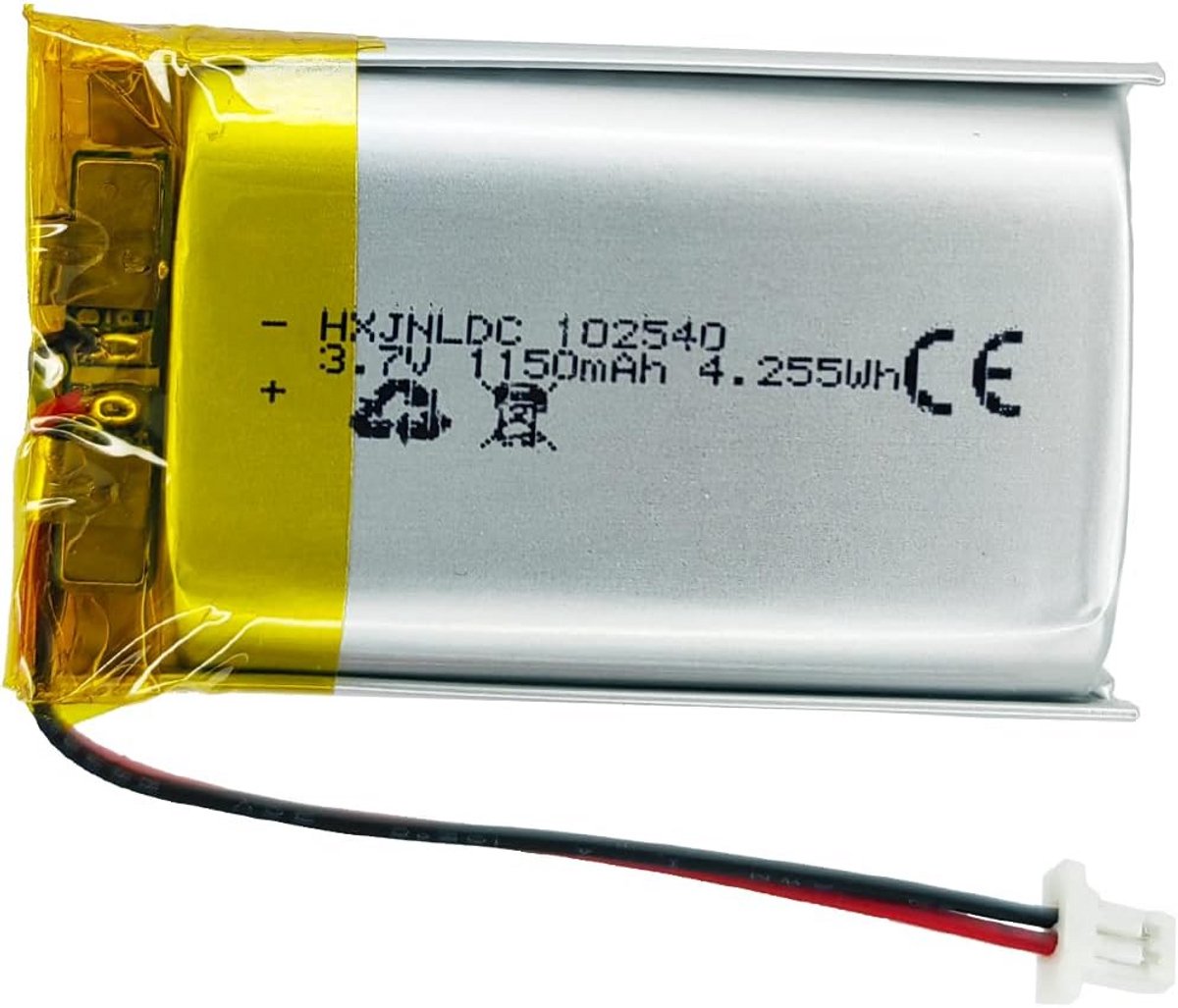 Oplaadbare 3.7V 1150mAh Polymer Lithium Batterij voor Motorfiets Bluetooth Headsets