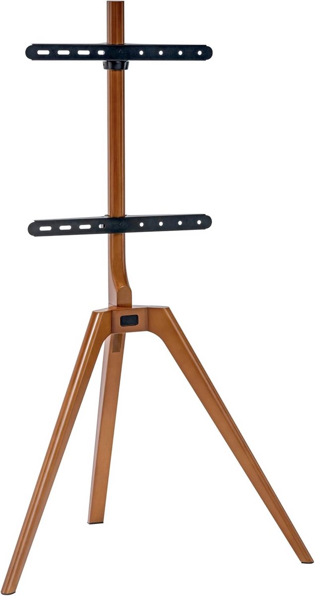 Universele TV Vloerstandaard Hout voor 45-65 Inch Schermen - Draaibaar