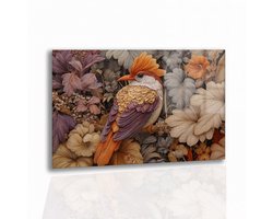 Vogel wanddecoratie - Plexiglas - Wandkunst - 120x80 cm