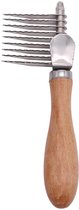 Detangler Brush voor Honden & Katten | Verwijdert Matted Vacht & Klitten – Perfect voor Doodles, Poodles