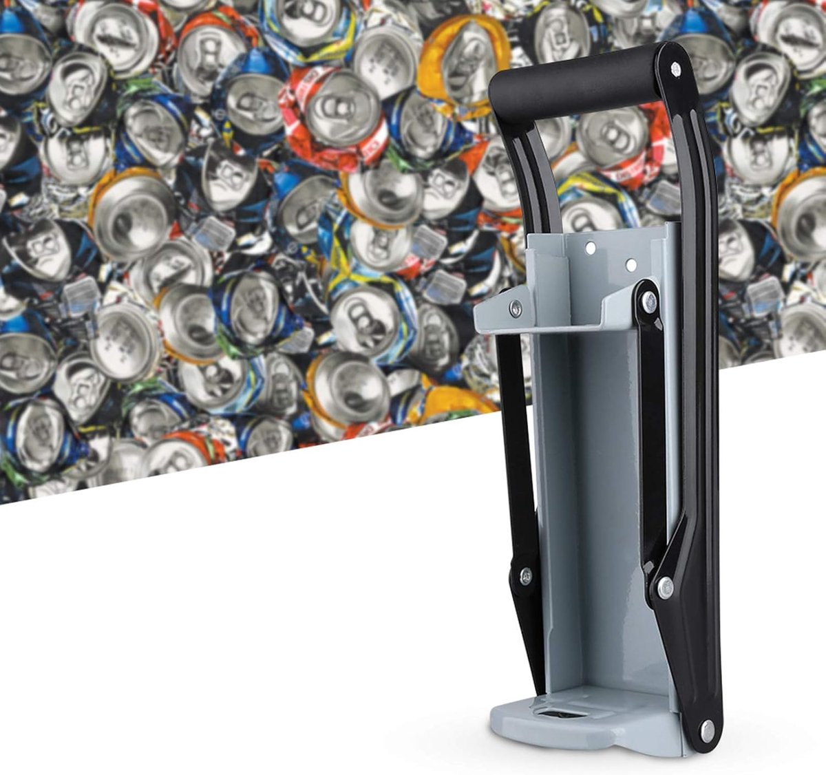 Can Crusher - Wall Mounted Can Press - 500ml - Can Crusher voor Thuis - Bier - Lemonade - 16 oz