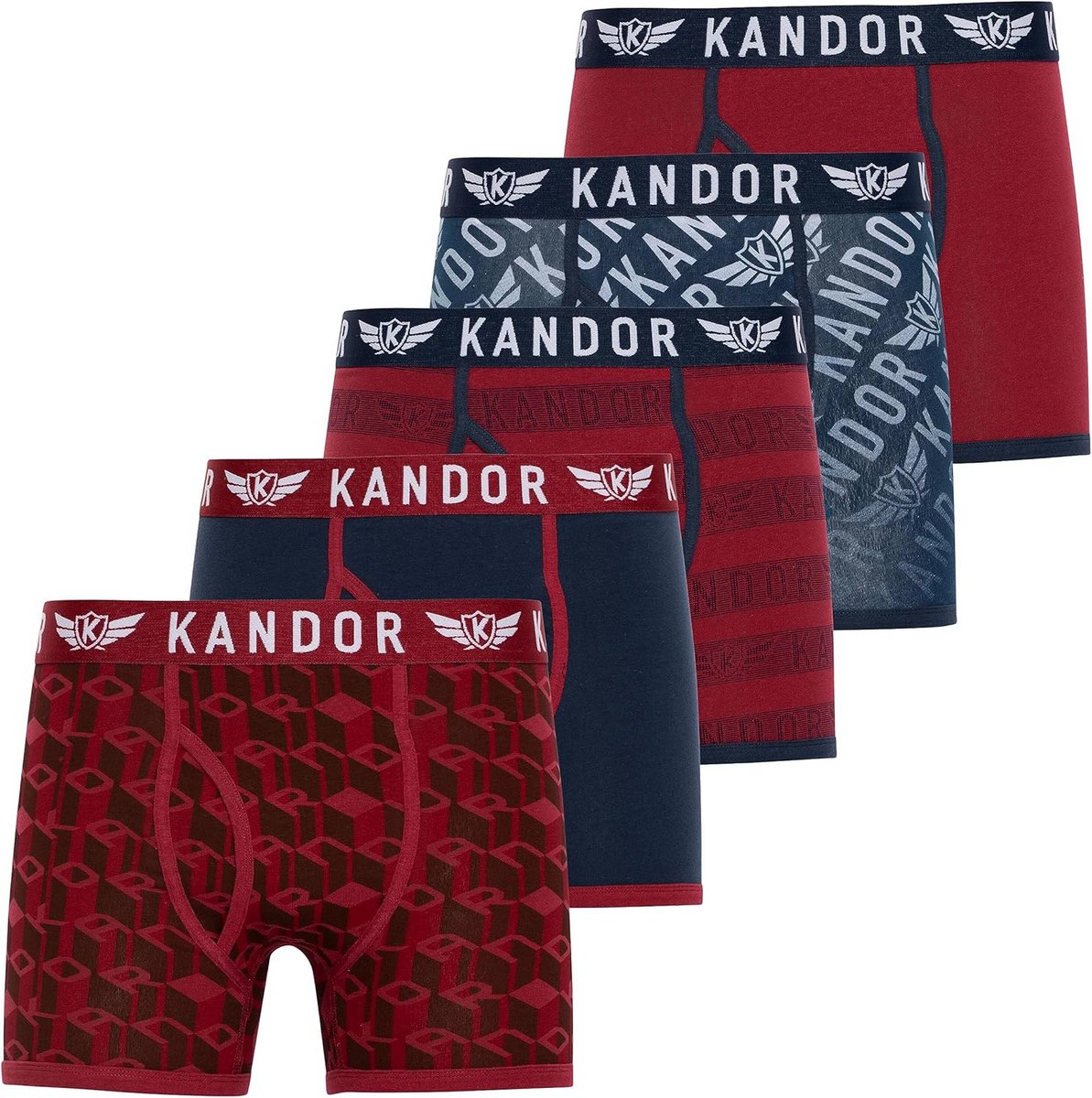 Multipack Boxershorts voor Heren - 5 Stuks Comfortabel Stretch Katoen Ondergoed