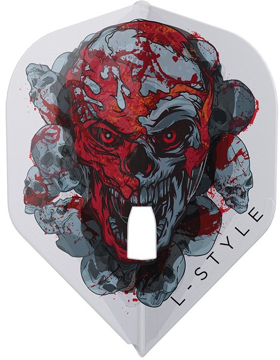 L-Style L1 Pro Ryan Searle V4 Clear White - Dart Flights van Merkloos — afbeelding 3