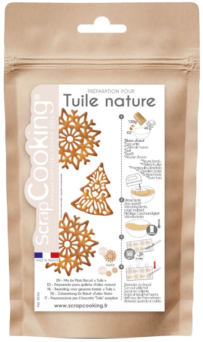 ScrapCooking Mix voor Tuile Biscuit 120g