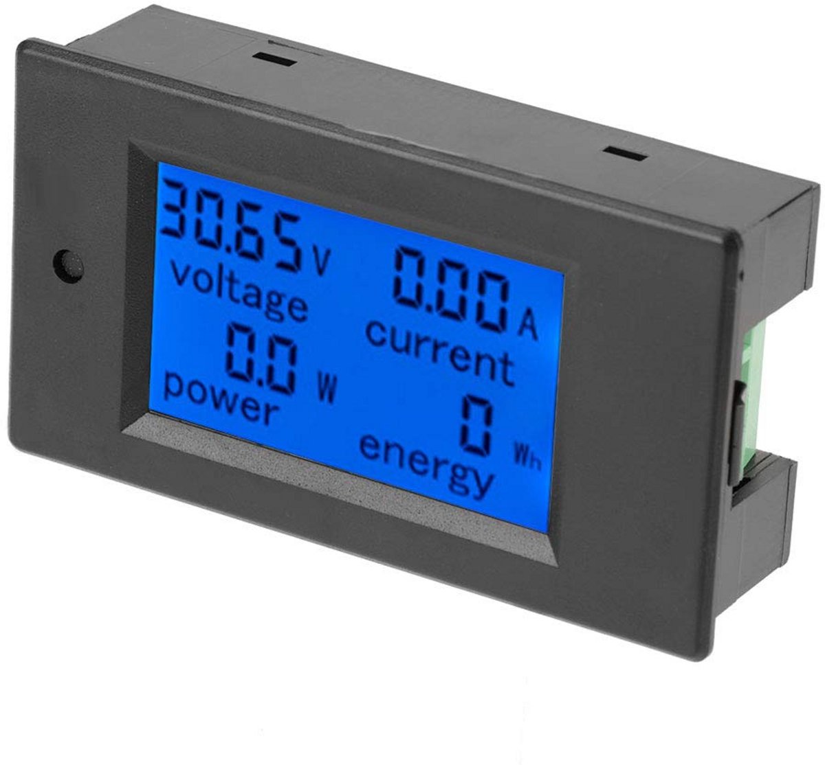 Digitale DC Voltmeter & Energimeter met LCD: Spanning, Stroom en Vermogen Meter