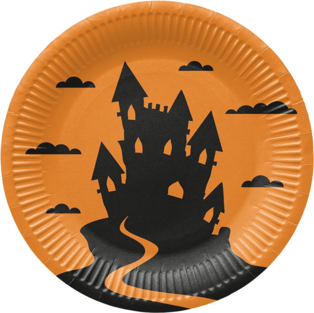 PAW - Papieren bordjes - 23 cm - Funny Halloween