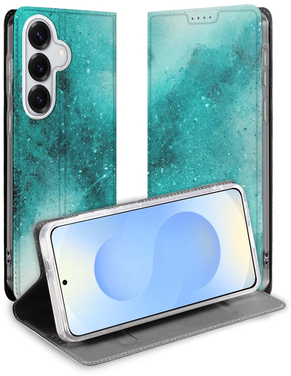 Book Cover Samsung Galaxy S26 Plus Painting Blue