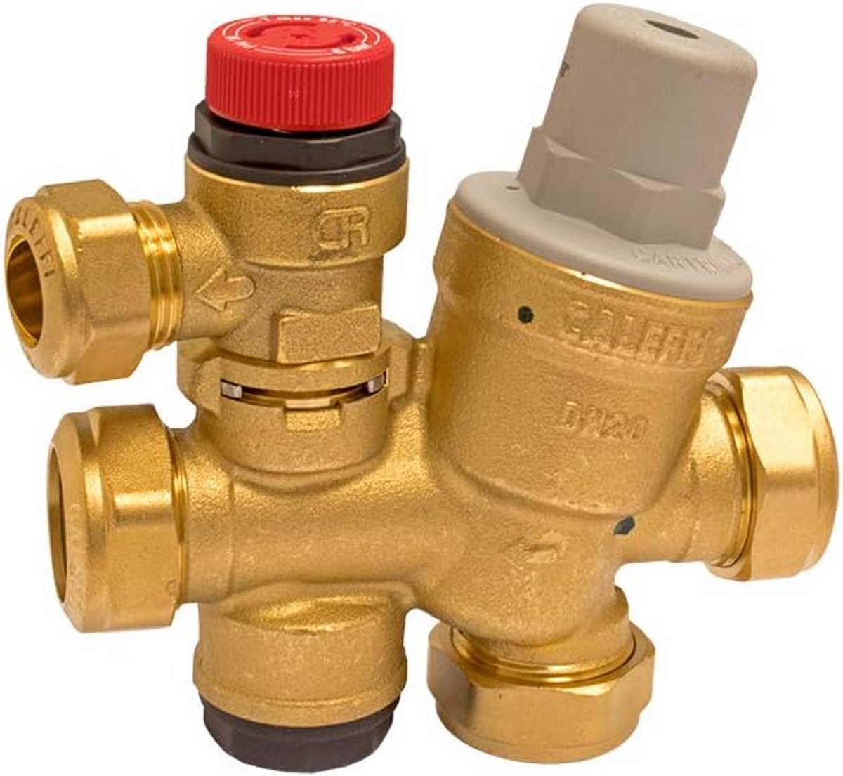 Regelklep Koudwater voor Warmwatercilinder 3 en 6 Bar met Circlip