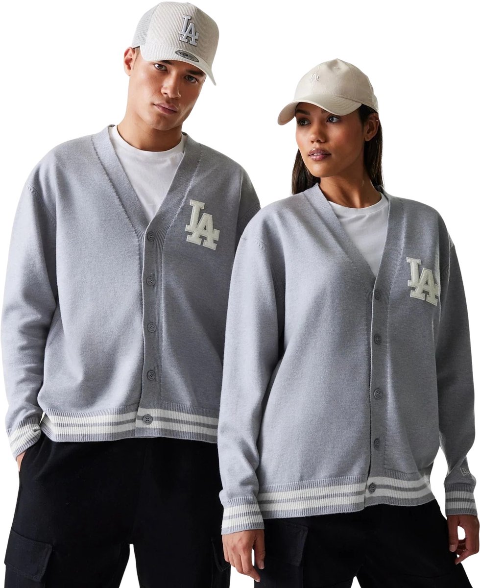 Dodgers gebreide cardigan Grijs