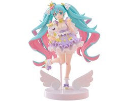 Hatsune Miku Tenitol PVC Statue Hatsune Miku Yumekawa Princess Lavender Ver. 21 cm