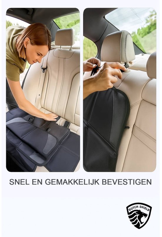 Premium Autostoelbeschermer voor Kinderzitje ISOFIX geschikt – Autostoel Beschermer Maxi Cosi - Waterafstotend & Universeel — afbeelding 5
