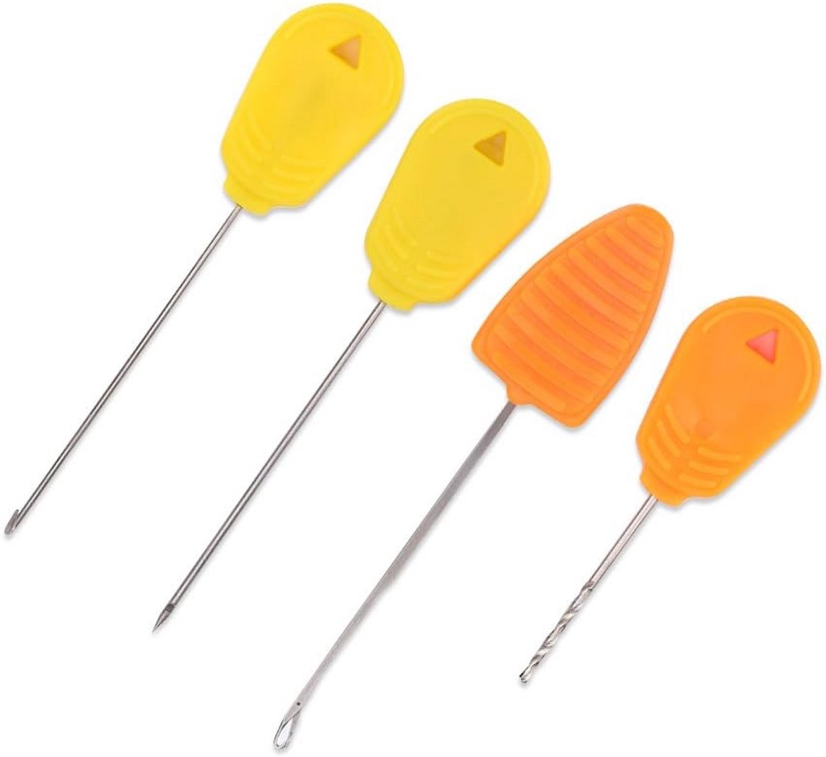 4-in-1 Vis Rigging Tool Set voor Karpervissen - Roestvrijstalen Boilie Naalden