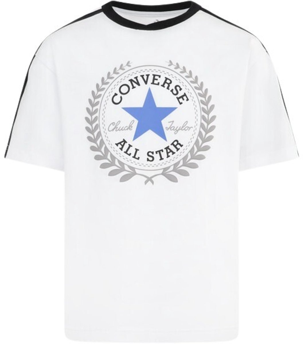 Kinder-T-shirt Converse Rec Club Stripe Wit