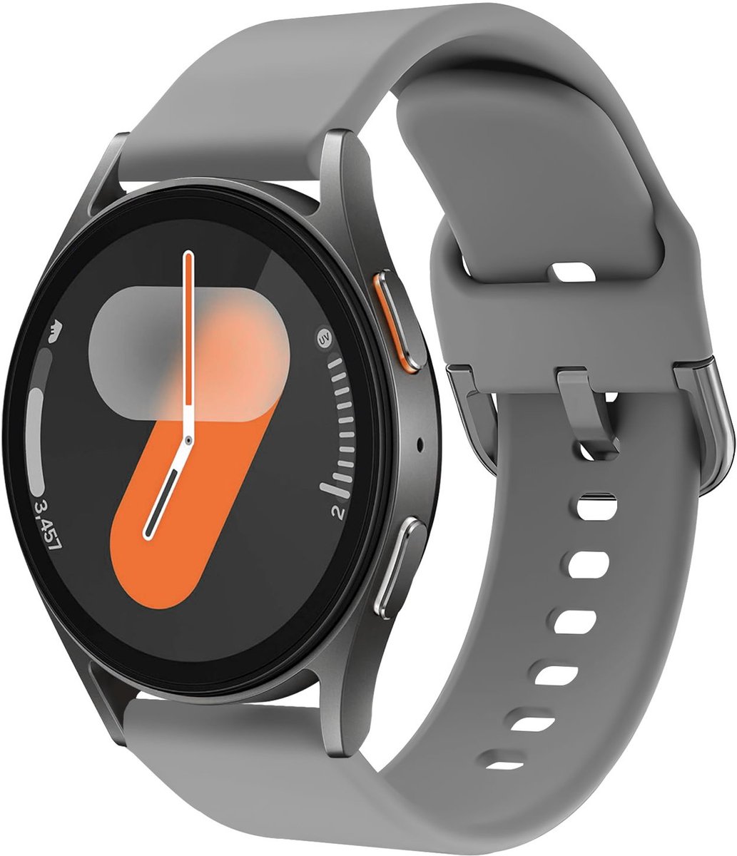 SBG Universeel 22MM Horloge Bandje / Smartwatch Bandje Siliconen Grijs