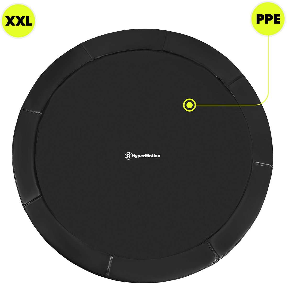 HyperMotion Kindertuintrampoline 3+, trampoline met ladder en binnennet voor huis en tuin, kinderspeelplaats, kindertrampoline, dubbele poten, 366 cm, 12 ft — afbeelding 8