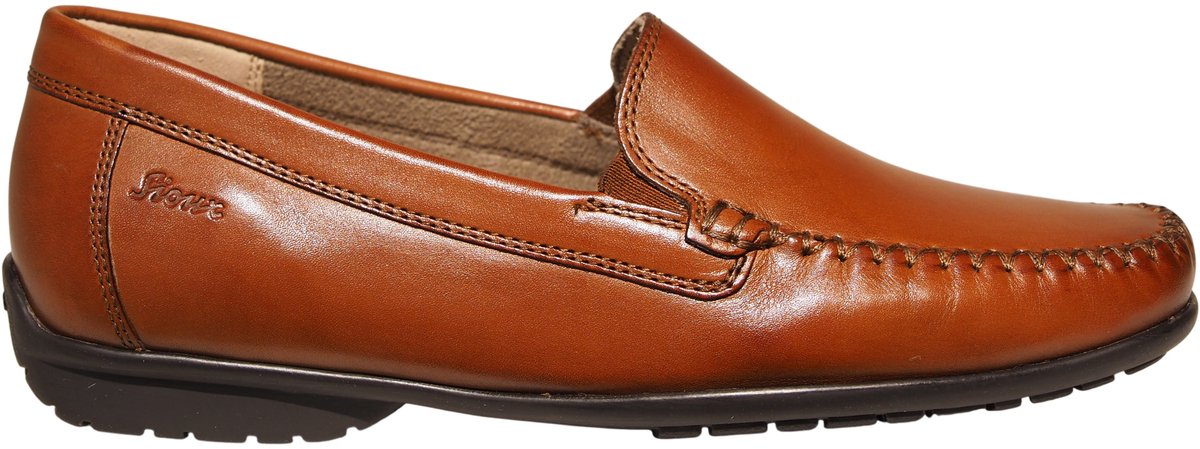 Sioux Instapper Cortizia-705-H Cognac Verwisselbaar Voetbed Wijdte H