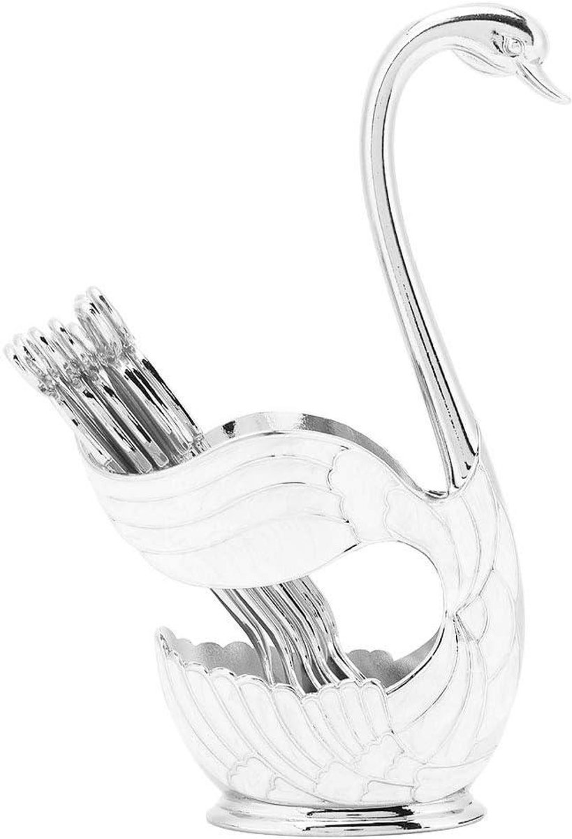 Allecto- RVS Koffie Lepels - Dessertlepels - Set van 6 - Zilverkleurig - Organiser - Voor Suiker - IJs - Dessert - Vaatwasmachinebestendig