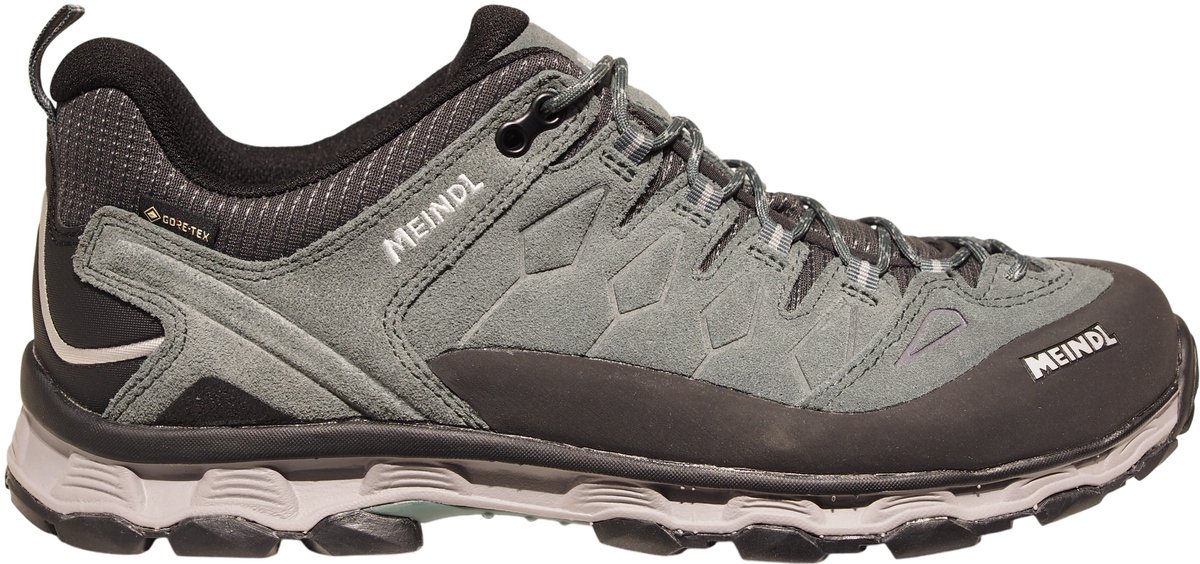 Meindl blauwe leren heren wandelschoenen Eldora GTX Jeans