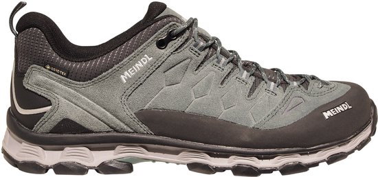 Grijze Meindl wandelschoen met Gore-Tex, zijkant