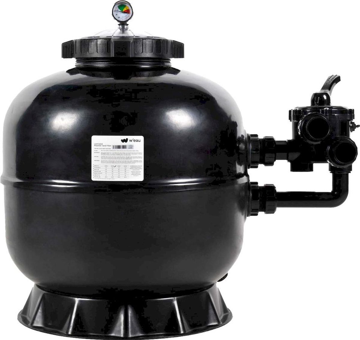 W'eau SPO-500 polyester side mount zandfilter 10m3
