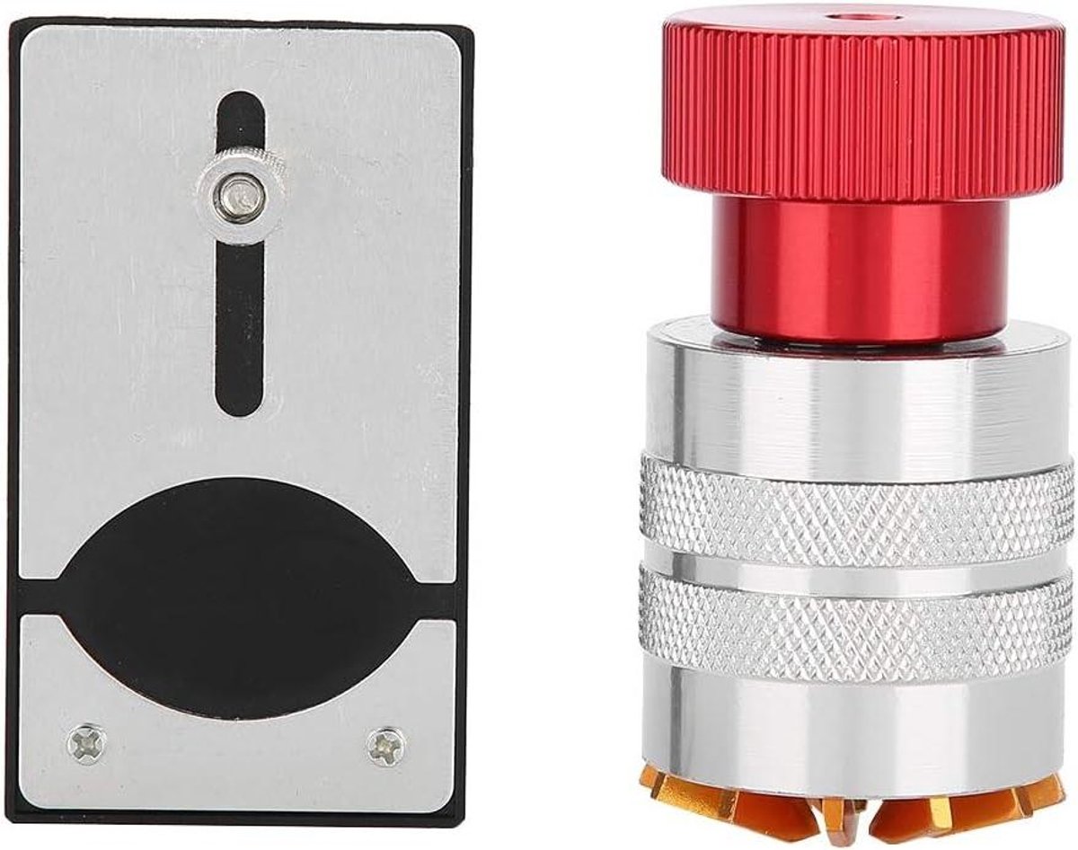 Allecto - Brillen verwijderen kunststof kristallen - Reparatiegereedschap horlogemakers - Rood - Professioneel gereedschap - Geschikt voor diverse brillen - Rood model - Reparatiegereedschap voor brillen en horloges