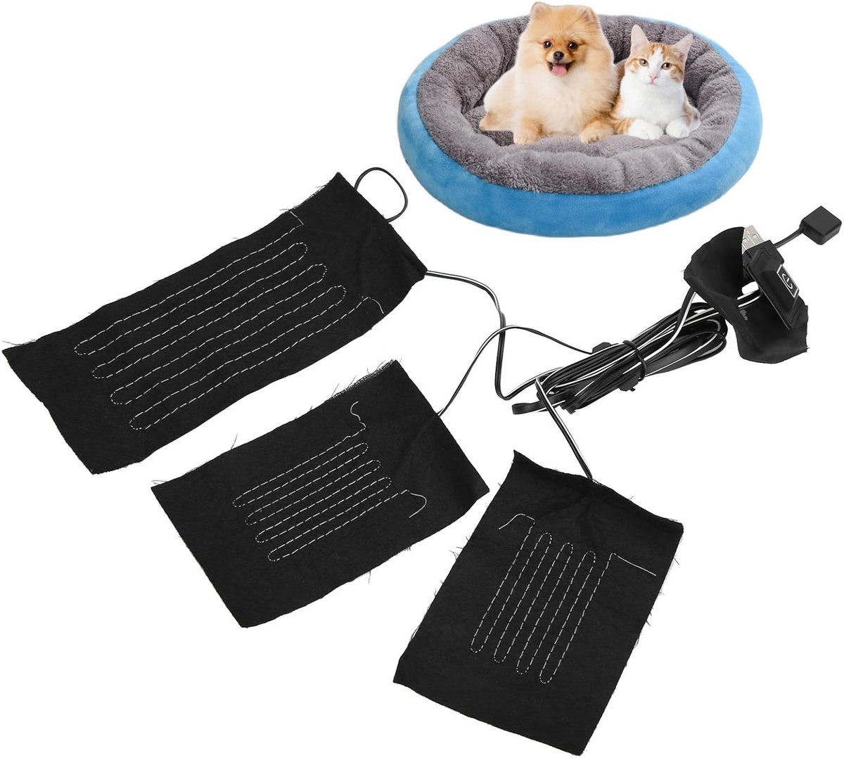 Elektrische Verwarmingsmat - Verwarmingskussen - Kleding Verwarmen - USB Voeding - 80x120mm