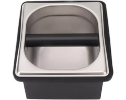 Koffieklopdoos - Uitklopbox - Koffiezetapparaat - Afneembare bodem - 173 x 186 cm - Zwart