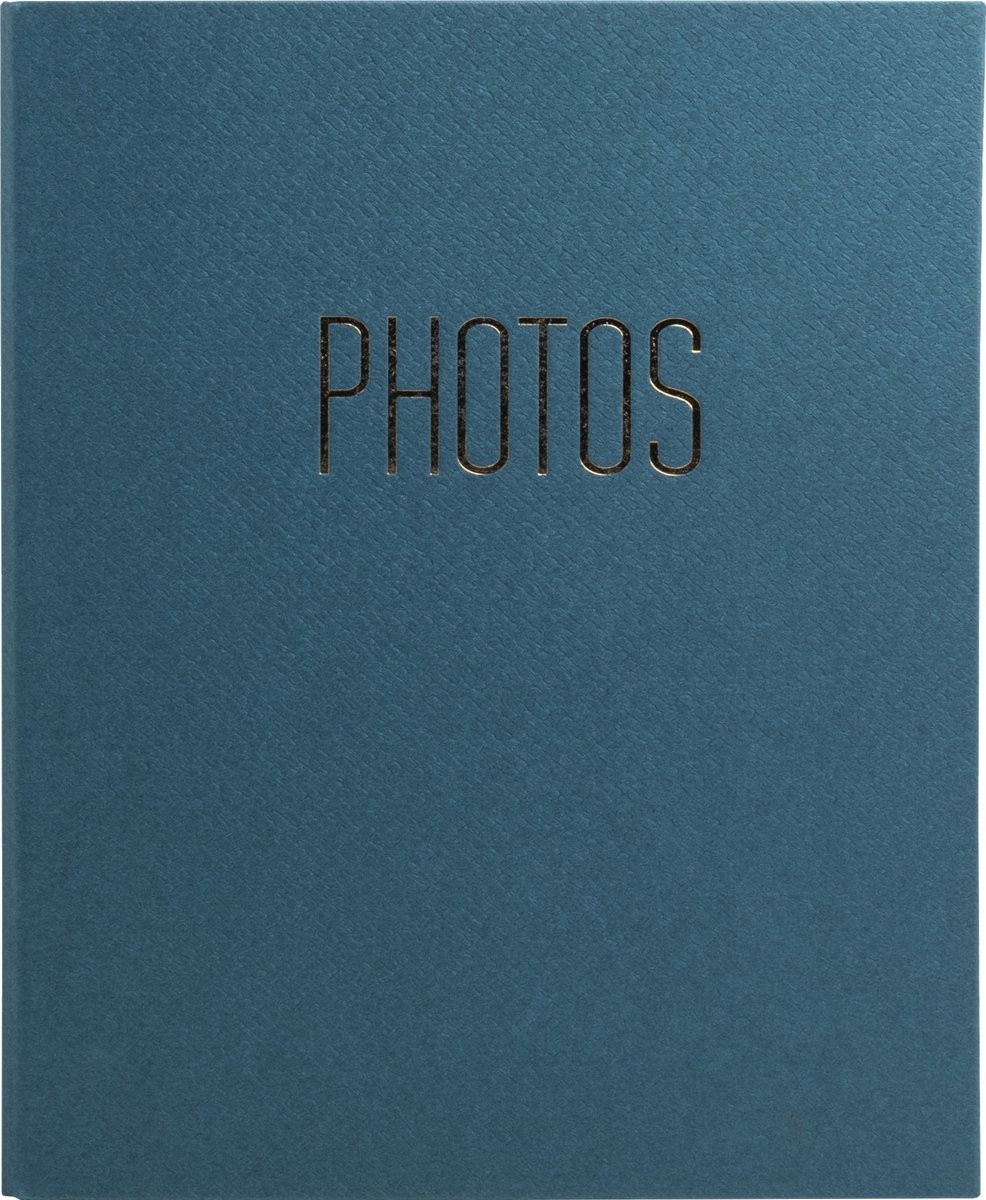 Exacompta Fotoalbum ringband 60 zwarte pagina's OfficeByMe - Eendenblauw - 17603E