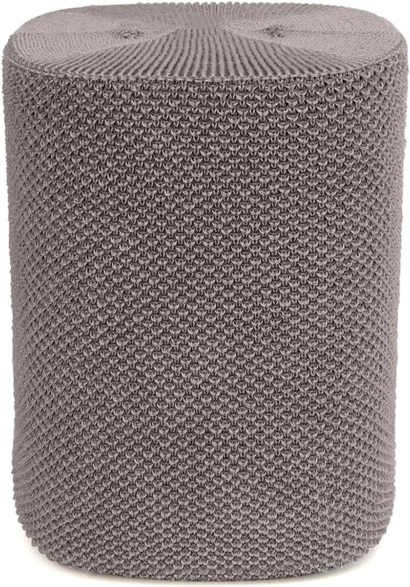 Luidsprekerhoes - Speaker Bescherming - Stofvrij Houden - Gebreide Stof - 12x12x16 cm - Betongrijs