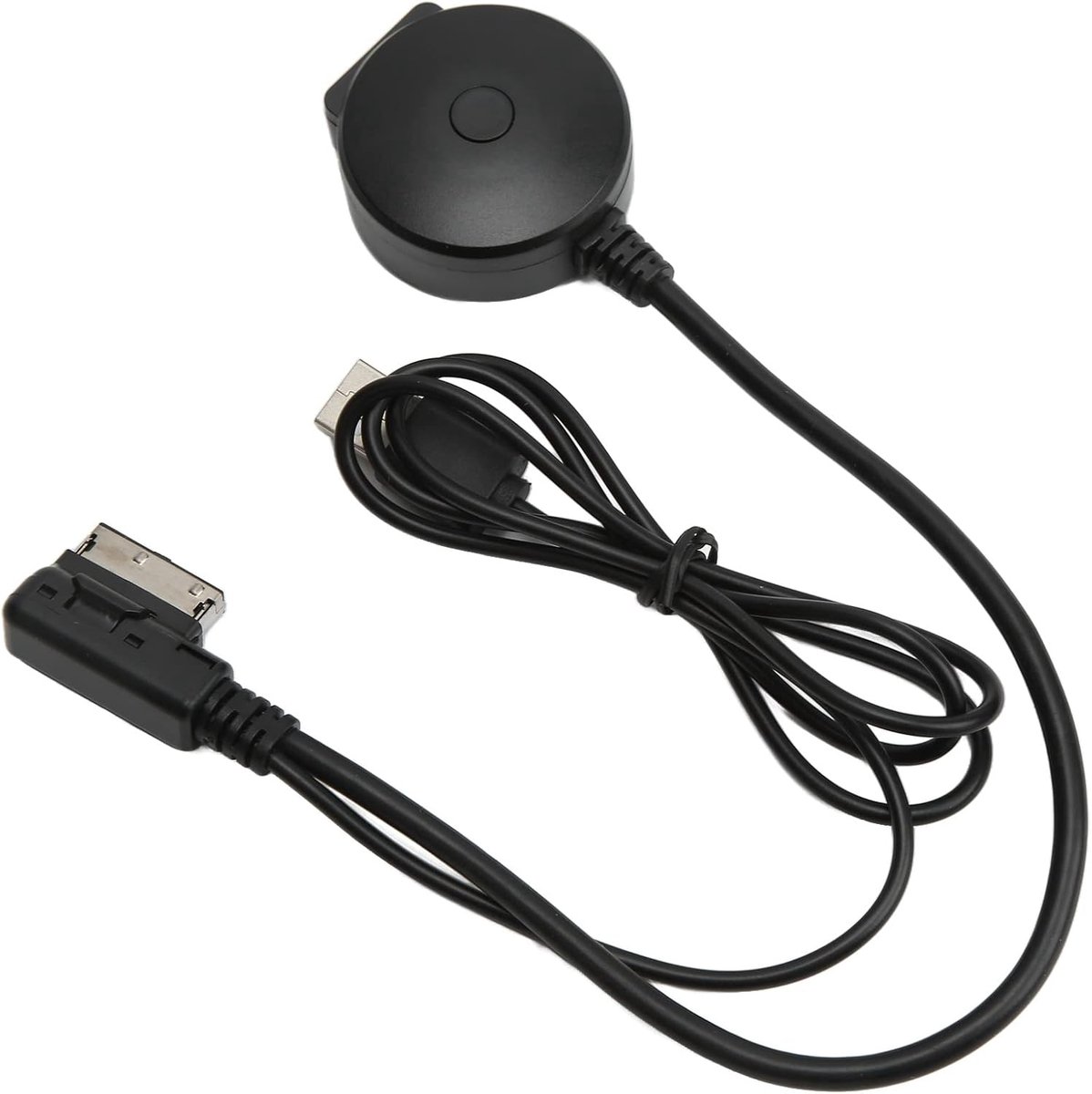 Audio AUX Kabel - Muziek Adapter - Auto Muziek Streamen - Bluetooth 5.0 Connectie - 21 cm Pakket - Zwart