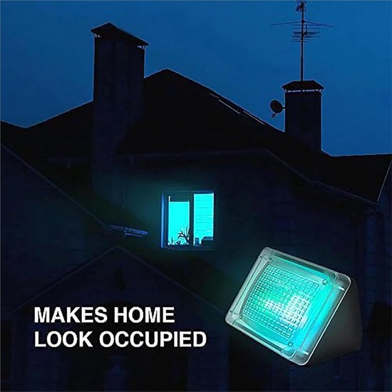 Anti-inbraak TV Licht - Woning Beveiliging - Huis Beveiligen - Simuleert TV Kijken - 85x35x90mm — afbeelding 4