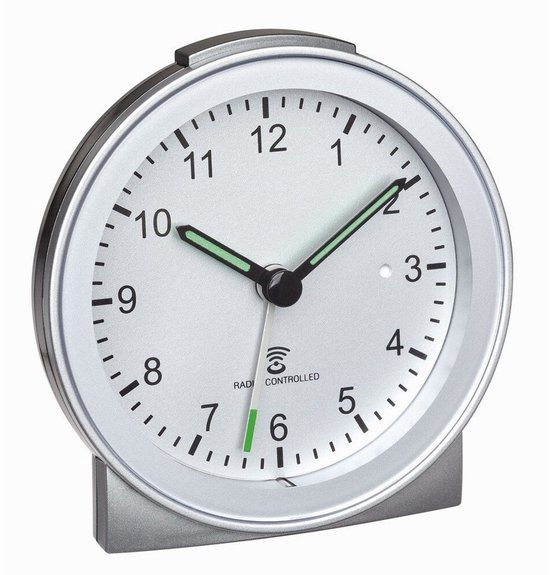 Retro Metalen Wekker met Stil Uurwerk – Klassiek Tafelformaat voor Sla