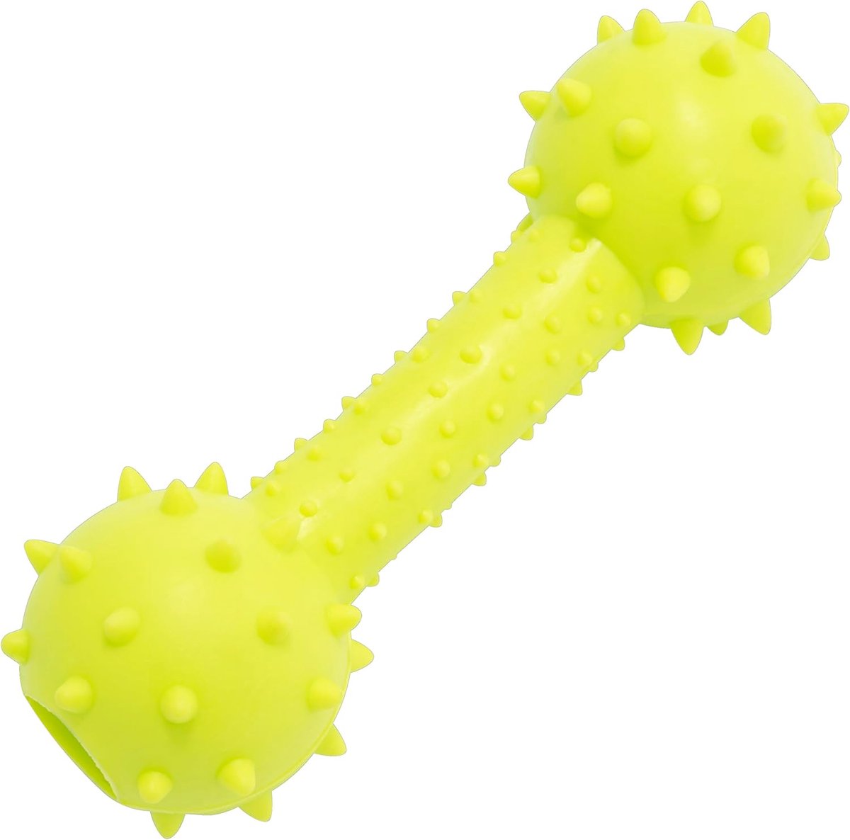Honden Kauwspeelgoed - Halter Speelgoed - Werpen Vangen - Duurzaam Rubber Metaal - 135 mm Lengte - Groen