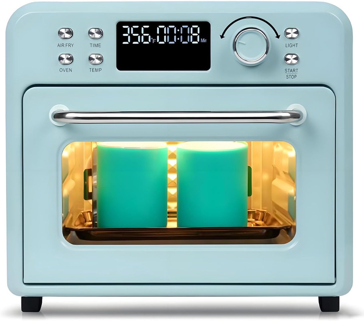 Sublimatieoven - Heteluchtoven - Bekers Bedrukken - 360 graden verwarming - 16 liter capaciteit - Blauw