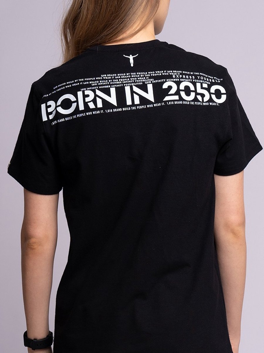 1'618 BORN IN 2050 - Black Tee