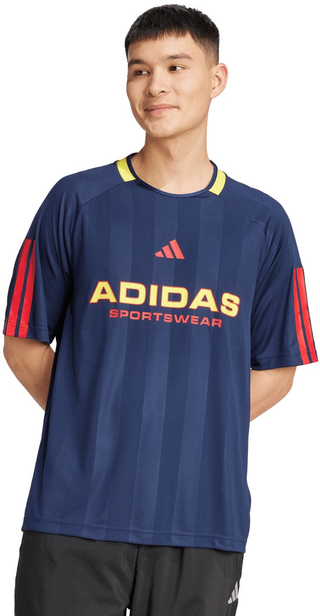 adidas T-shirt Heren Tiro Jersey Donkerblauw - Maat M