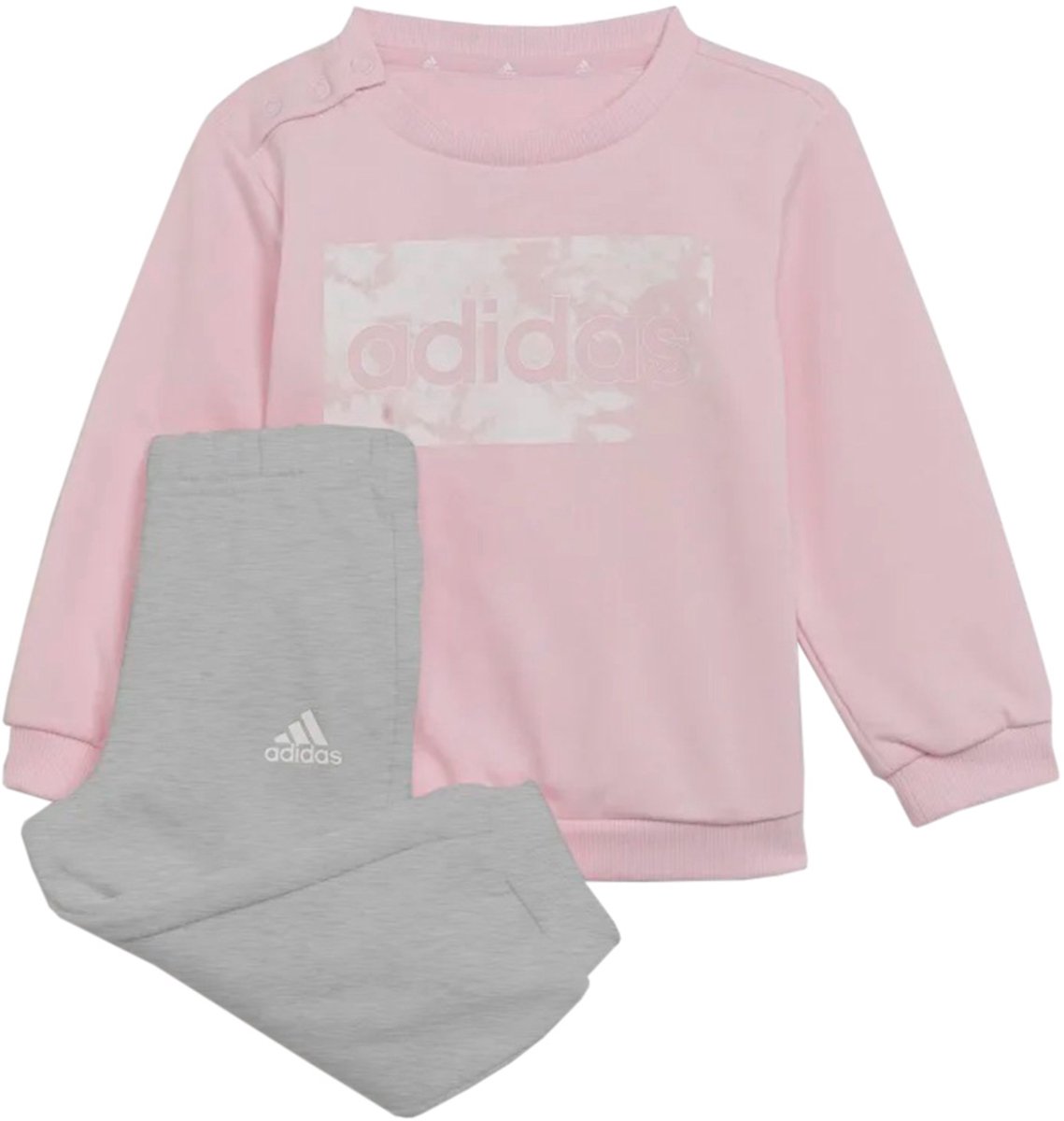 adidas Trainingspak Kinderen I Lin ft Jogger H65821 Grijs