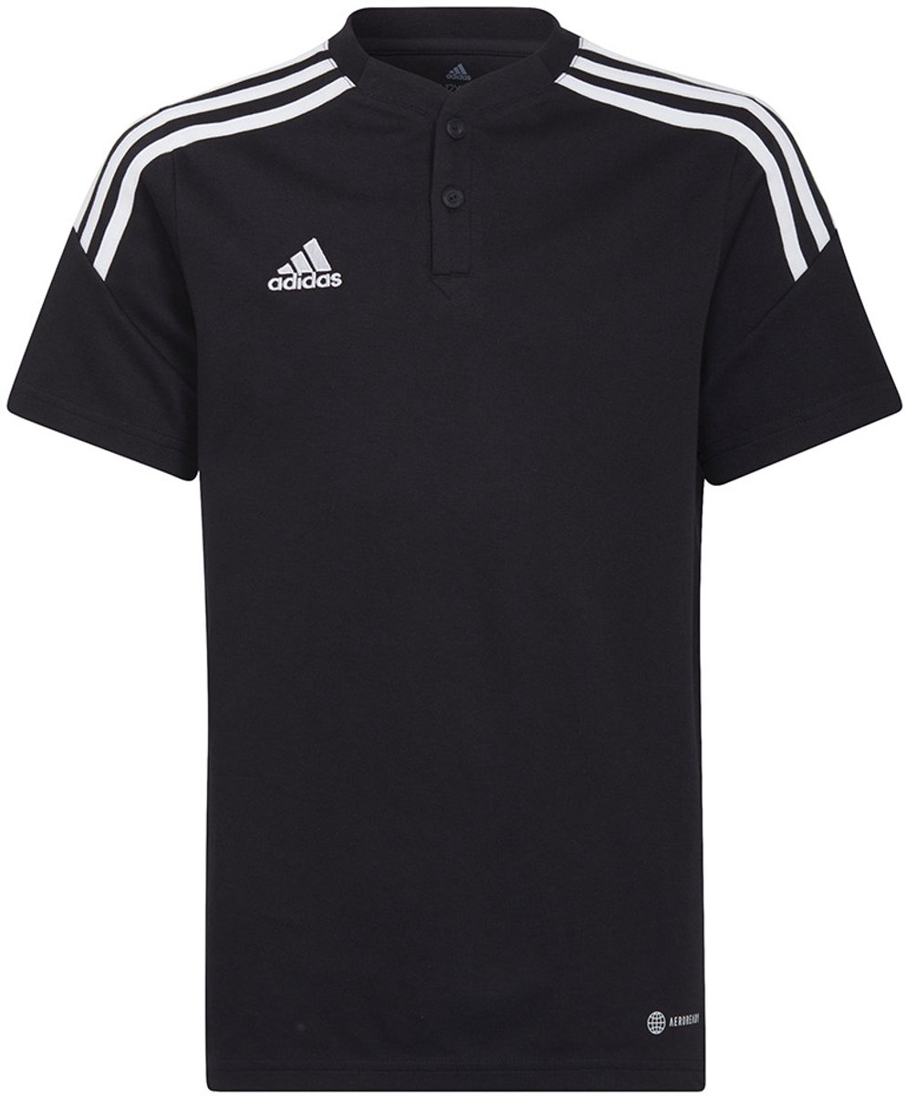 adidas T-shirt Kinderen Condivo 22 Poloshirt Zwart H44110 - Maat 152cm