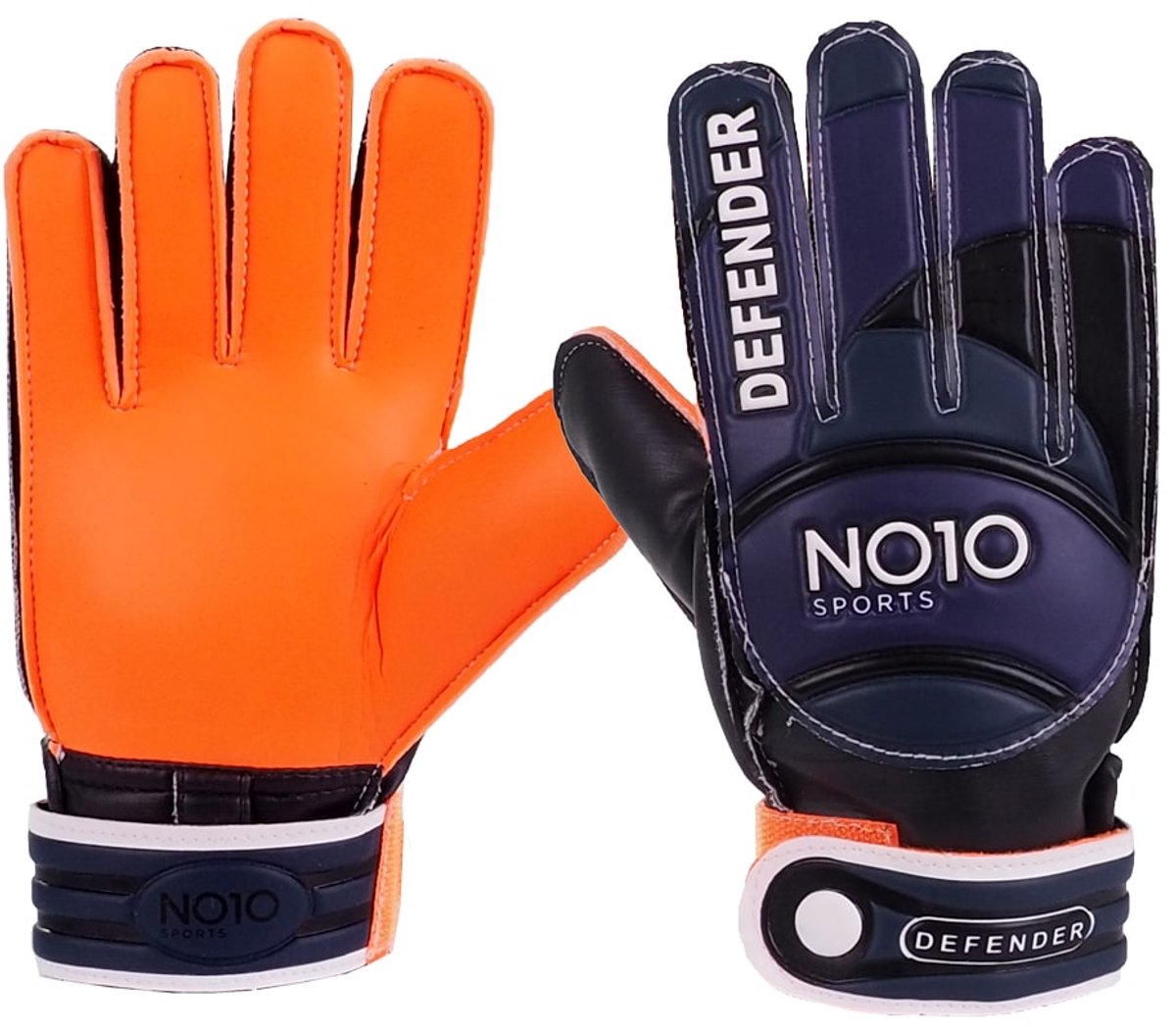 NO10 Handschoenen Doelrskie Defender Blue/Orange