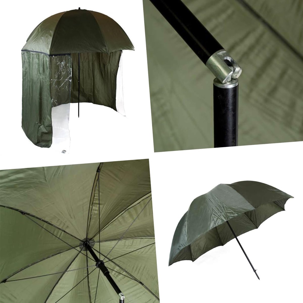 Visserij Paraplu - Visparasol Tent - Vissen Buiten - Aanritstent Ramen - 250cm