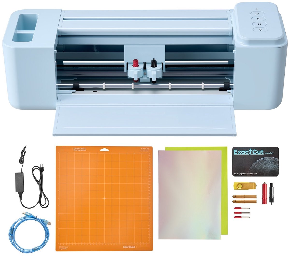 Vinyl snijmachine - Snijplotter - Snijbreedte 30 cm - Knopbediening - Compatibel met Mac/Windows/Android/iOS - Voor knutselen, kaarten en woondecoratie