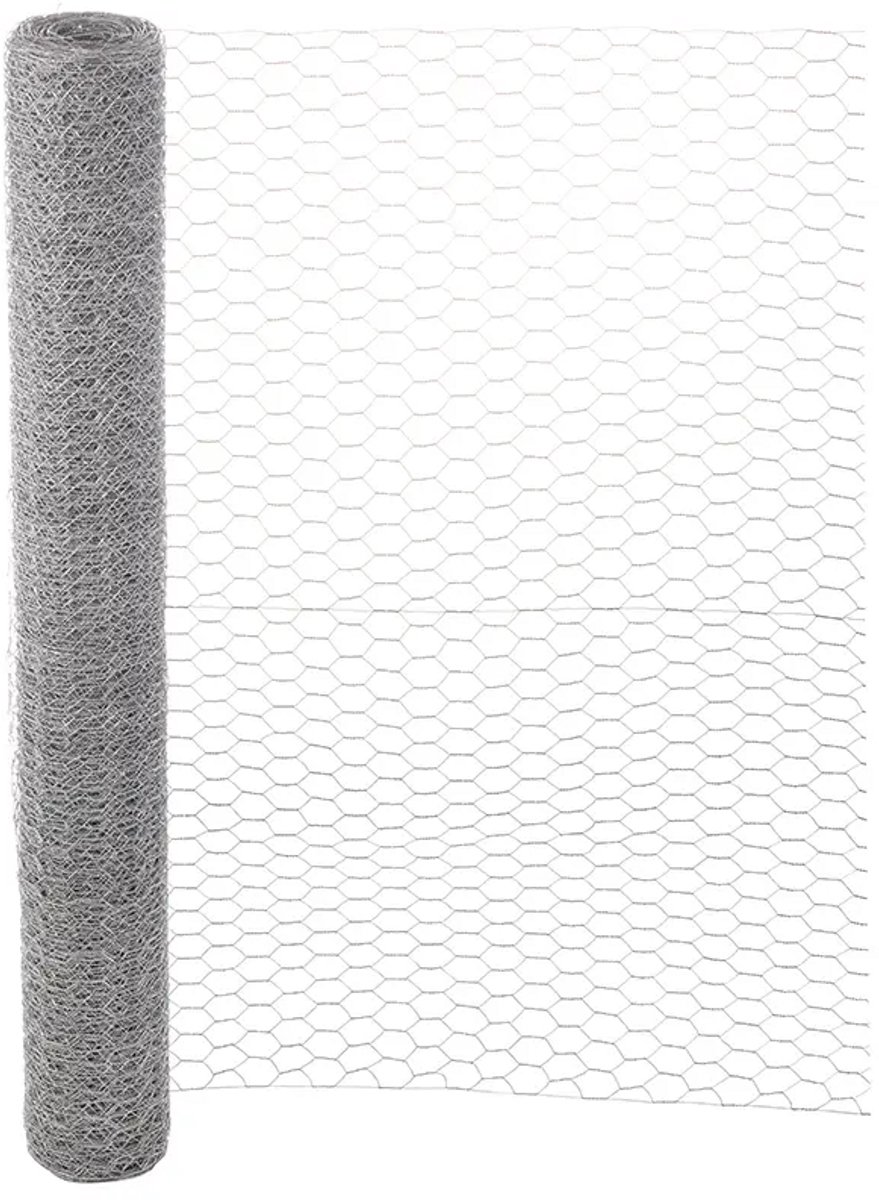 Giga Kippengaas Rol - lxh: 25mx50cm - 25mm Maasbreedte