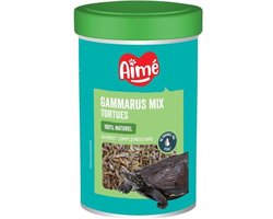 Schildpaddenvoer - AIME - Gammarus Mix - 1000 ml - Natuurlijke garnalen, voedingsbalans