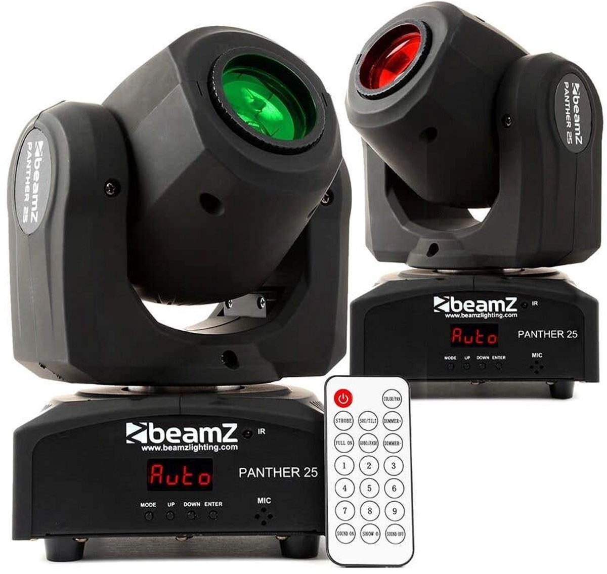 BeamZ Panther 25 LED set van 2 spot moving heads - 12W CREE