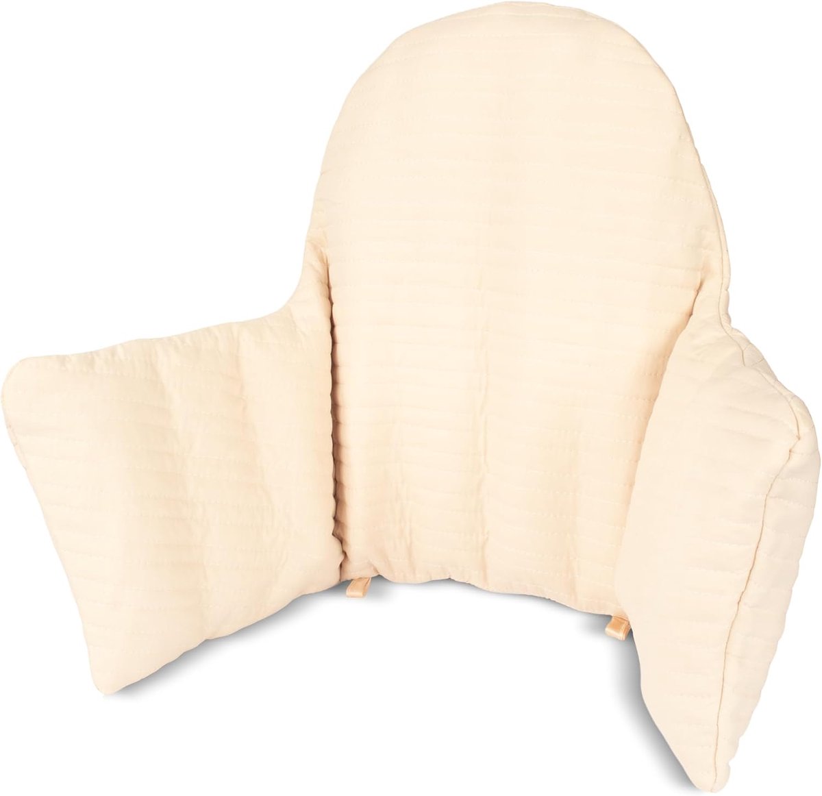 Kinderstoelkussen - Zachte Zitting - Comfortabel Eten - Dubbellaags Katoen - 18x35x265 cm - Beige