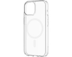 Coverzs Crystal Magsafe case geschikt voor iPhone 15 - Magsafe telefoonhoesje - Schock & TPU hoesje